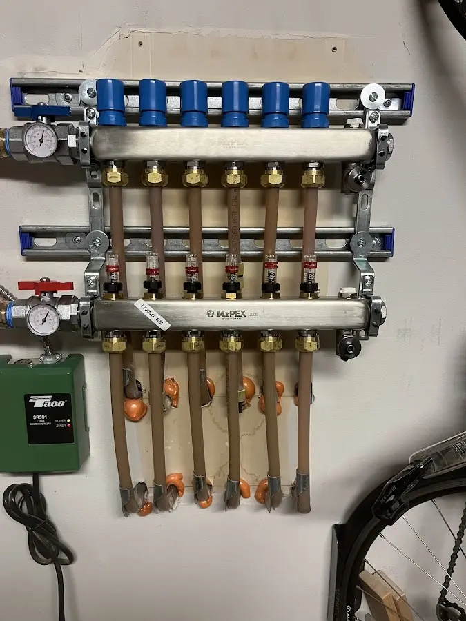 Plumber performing Leak Detection at a residential property in Fall River